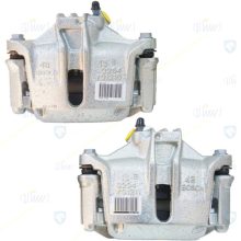 مجموعه سيلندر و پيستون ونگهدارنده(كاليپر)چرخ جلو چپ(قطر54) با لنت(اذين تنه) پژو 206 شرکتی اصل ایساکو
